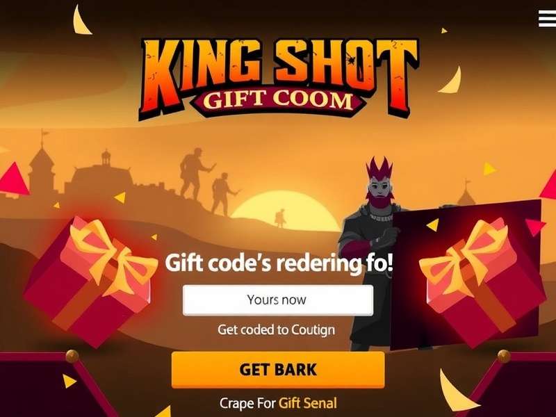 Kingshot गिफ्ट कोड रिडीम इंटरफेस
