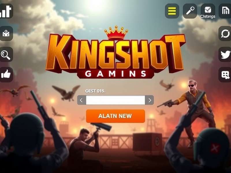 Kingshot गेम में कोड रिडीम करने का इंटरफेस