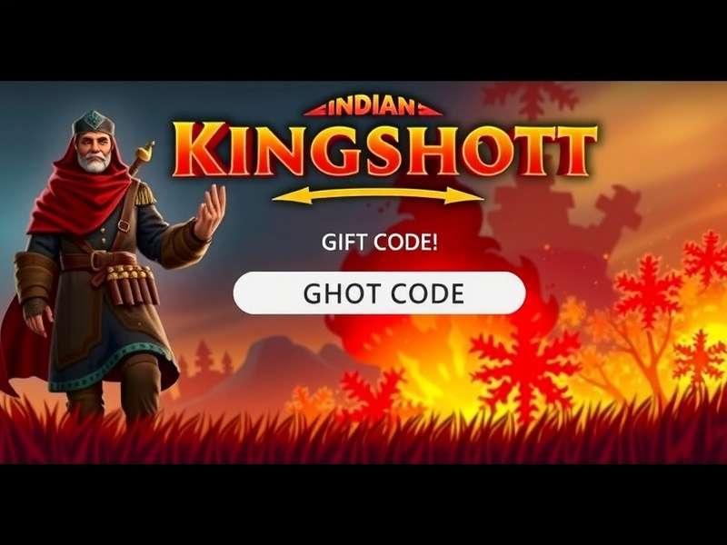 Kingshot गेम में gift code entry स्क्रीन