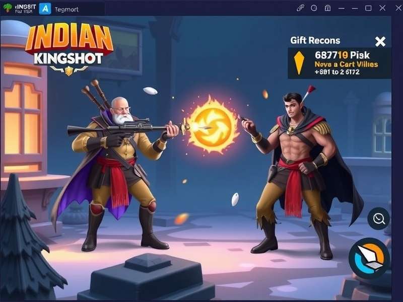Kingshot iPhone गिफ्ट कोड इंटरफेस
