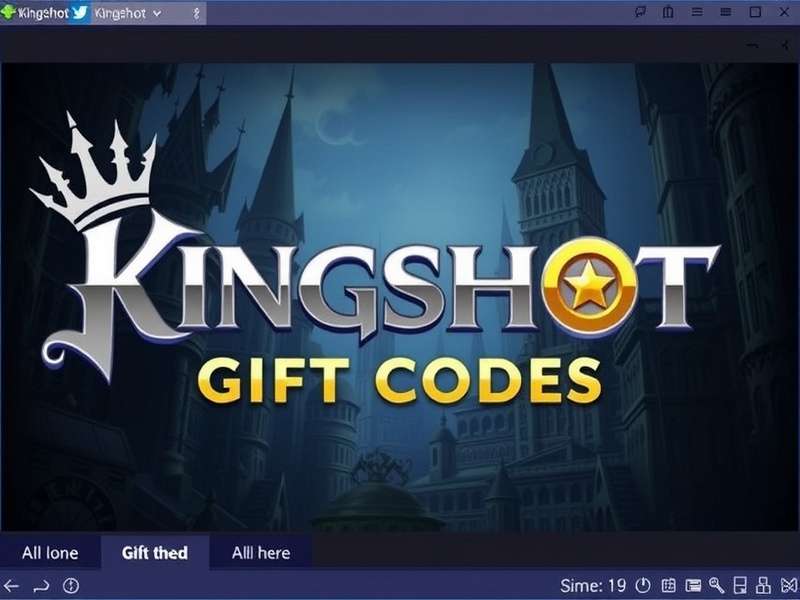 Kingshot Gift Code Redemption Screen Interface
