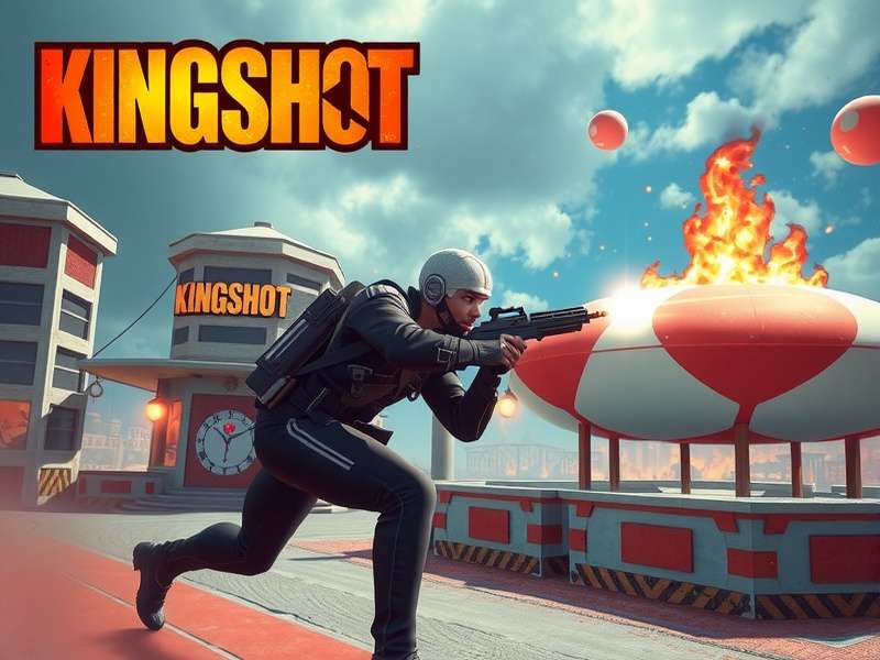 Kingshot gameplay on a high-end PC monitor showcasing detailed graphics