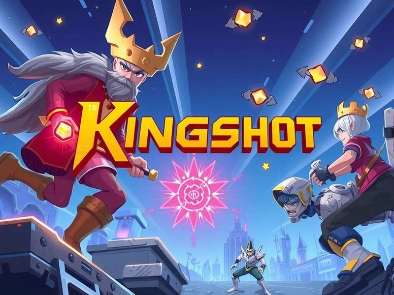 Kingshot epic battle scene showcasing character abilities and environment