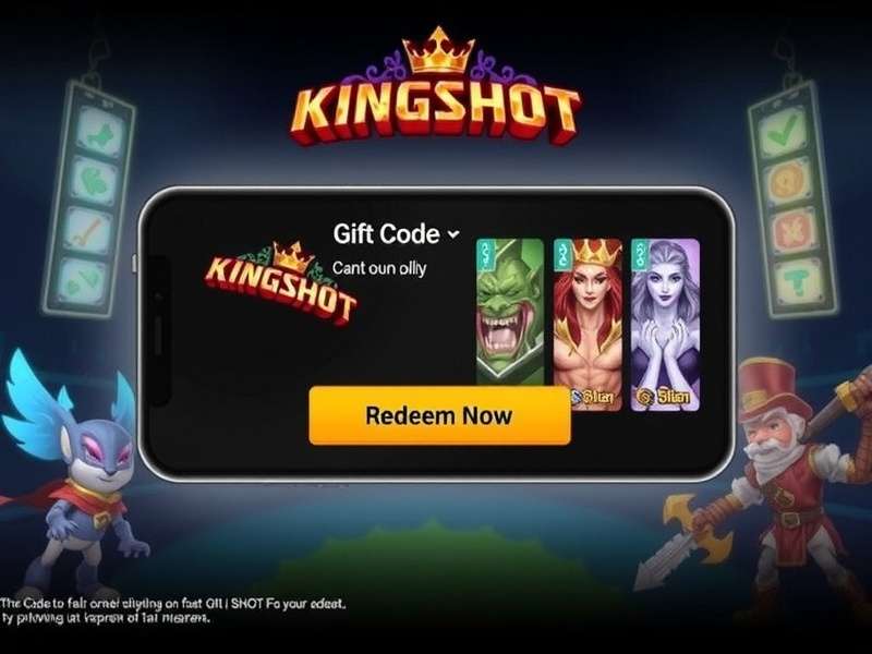 Kingshot iPhone redeem code screen interface 2025