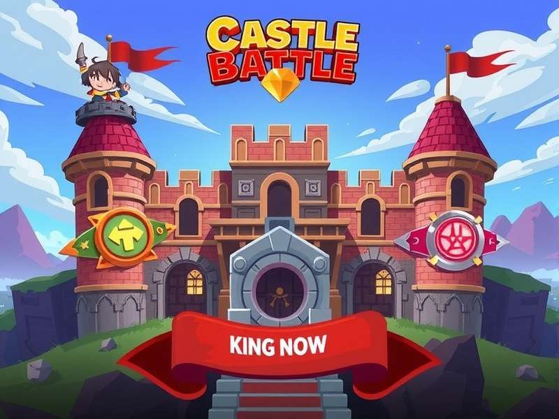 Screenshot of an intense late-game Castle Battle in Kingshot showing siege weapons and spell effects