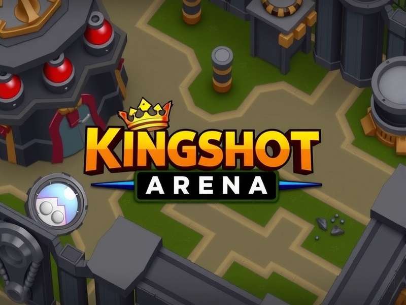 Detailed map of Kingshot Arena showing lanes, jungle, and objectives
