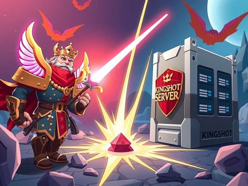 Massive player armies clashing in Kingshot Server vs Server warfare