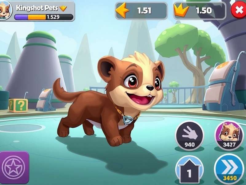 A powerful mythical beast companion in Kingshot, standing beside a warrior