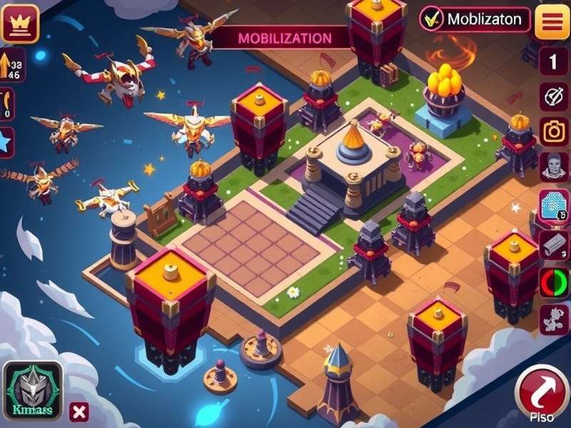 Kingshot alliance members coordinating a massive in-game battle