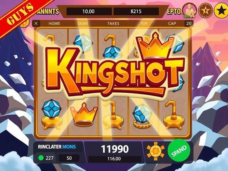 Kingshot Mod gameplay showcasing intense battle with visual effects