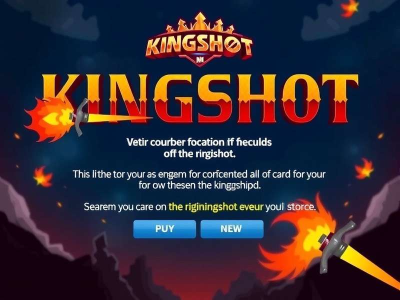 Screenshot of the Kingshot coupon code redemption interface in 2025, showing the input box and submit button.