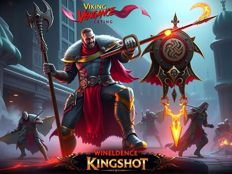 Epic battle scene from Viking Vengeance Kingshot showing warriors clashing