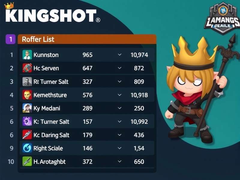 Kingshot Hero Tier List 2025 – Complete ranking of all heroes from S-tier to D-tier with exclusive data